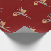 Vogel van het Paradijs Floral Wrapping Paper Cadeaupapier (Hoek)