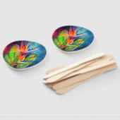 Vogel van het Paradijs Flower Hand Fan Handwaaier (Niet-gemonteerd)