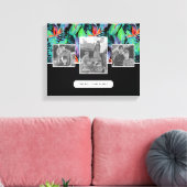 Vogel van het paradijs | Foto en tekst toevoegen Canvas Afdruk (Insitu (Woonkamer))