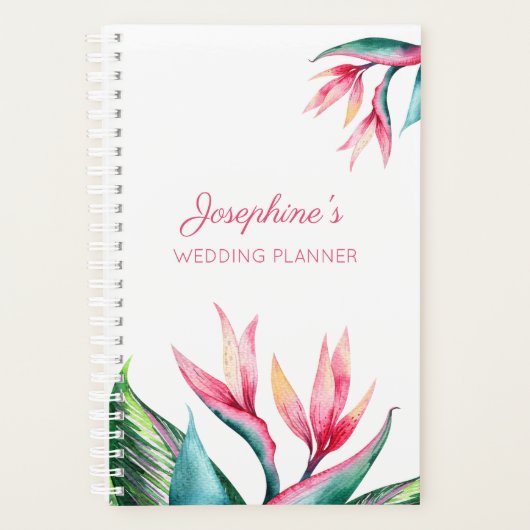 Vogel van het Paradijs gepersonaliseerd Planner (Voorkant)