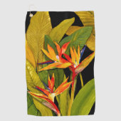 Vogel van het Paradijs Golfhanddoek (Voorkant)