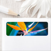 Vogel van het paradijs (Hawaii) Etiket (Insitu)