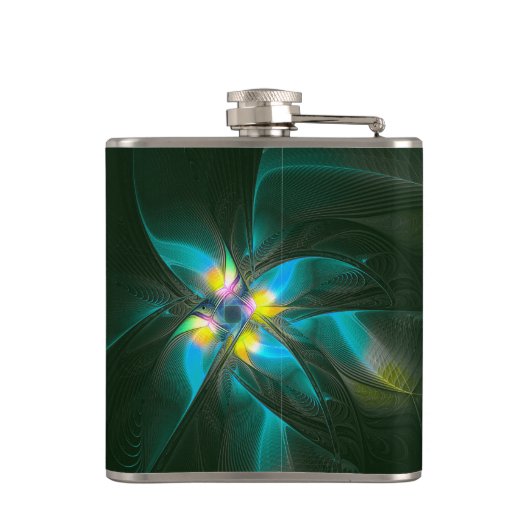 Vogel van het Paradijs Heupfles (Achterkant)