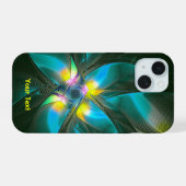 Vogel van het paradijs iPhone 15 case (Achterkant horizontaal)