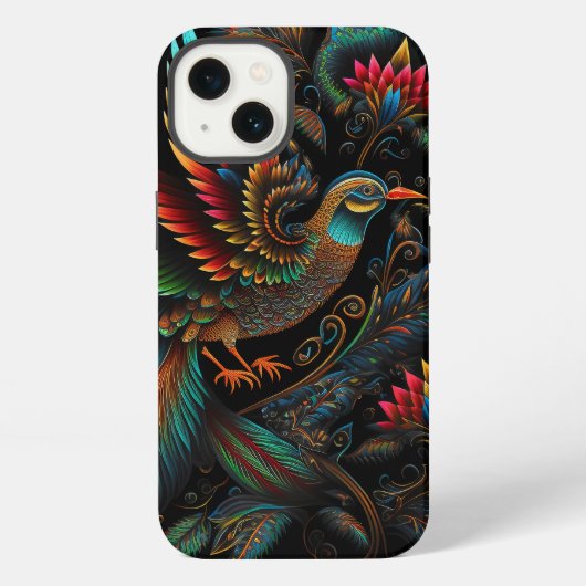 Vogel van het paradijs iPhone hoesje (Achterkant)