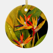 Vogel van het Paradijs Keramisch Ornament (Voorkant)