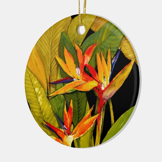 Vogel van het Paradijs Keramisch Ornament (Links)