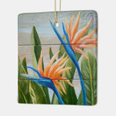 Vogel van het Paradijs Keramisch Ornament (Links)