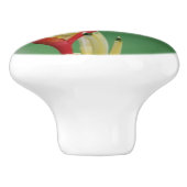 Vogel van het Paradijs Keramische Knop (Zijkant)