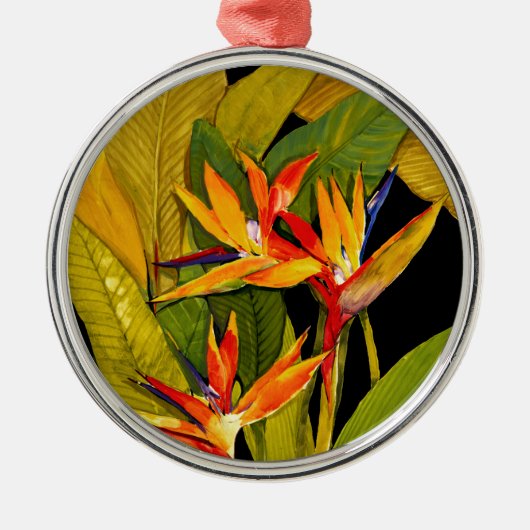 Vogel van het Paradijs Metalen Ornament (Voorkant)