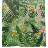 Vogel van het Paradijs Oerwoud laat dromen #2 Douchegordijn (Voorkant)