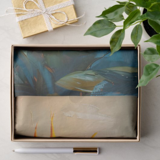 Vogel van het Paradijs olieverfschilderij Decoupag Tissuepapier (Geschenk)