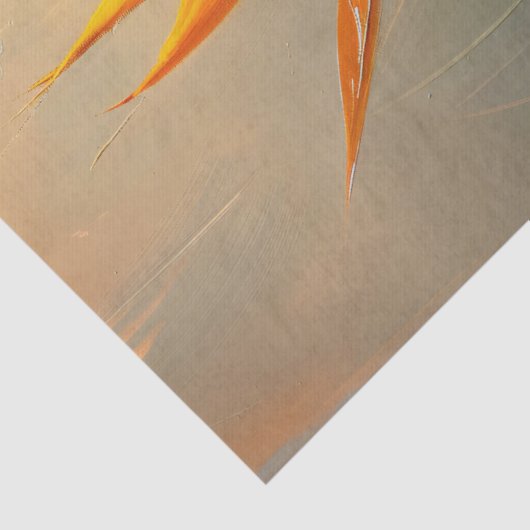 Vogel van het Paradijs olieverfschilderij Decoupag Tissuepapier (Detail)