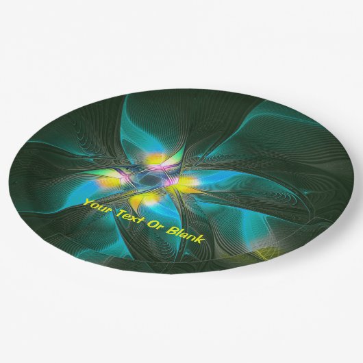 Vogel van het Paradijs Papieren Bordje (Gekanteld)