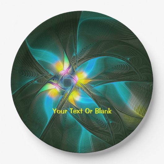 Vogel van het Paradijs Papieren Bordje (Voorkant)