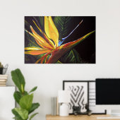 Vogel van het Paradijs Poster (Thuiskantoor)