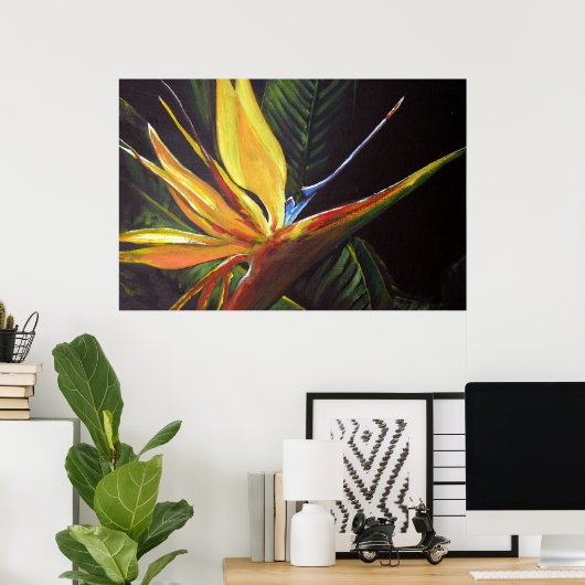 Vogel van het Paradijs Poster (Thuiskantoor)