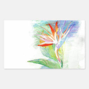 Vogel van het Paradijs Rechthoekige Sticker