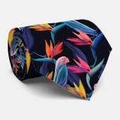 Vogel van het paradijs stropdas (Opgerold)