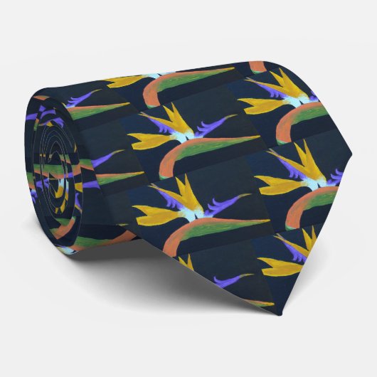 Vogel van het Paradijs-Stropdas Stropdas (Opgerold)