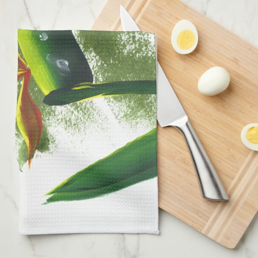 Vogel van het Paradijs Theedoek (Quarter Fold)