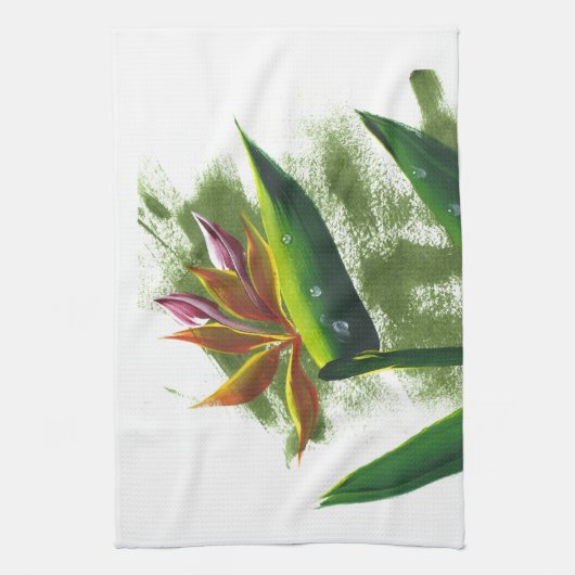 Vogel van het Paradijs Theedoek (Verticaal)