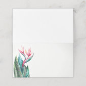 Vogel van het Paradijs Tropische Lege Plaats Kaart Plaatskaartje (Buitenkant ongevouwen)