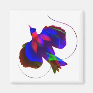 Vogel van het Paradijs van Papoea-Nieuw-Guinea Mag Magneet