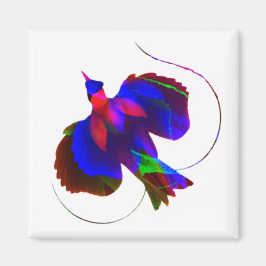 Vogel van het Paradijs van Papoea-Nieuw-Guinea Mag Magneet (Voorkant)