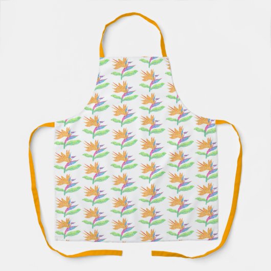 Vogel van het Paradise Apron Schort (Voorkant)