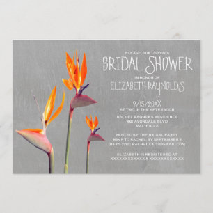 Vogel van het Paradise Bridal Shower Invitations Kaart