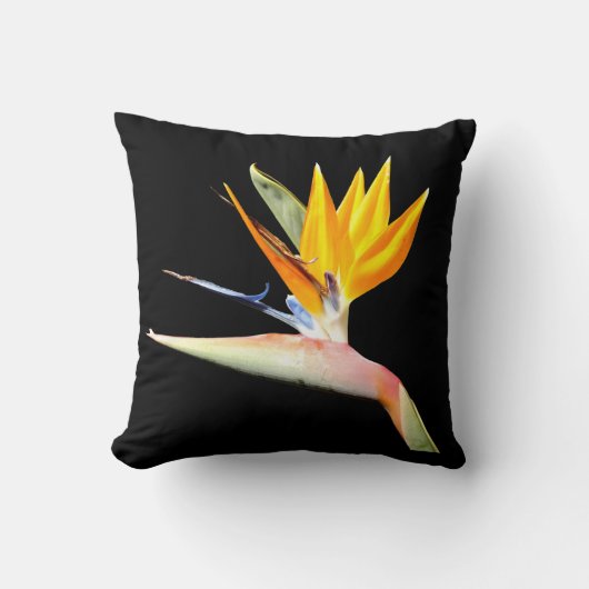 Vogel van het Paradise Plant Cushion Kussen (Voorkant)