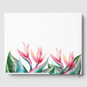 Vogel van het Vrijgezellenfeest van de Tropische W Gastenboek (Achterkant)