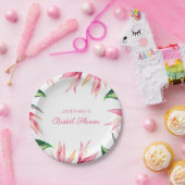 Vogel van het Vrijgezellenfeest van de Tropische W Papieren Bordje (Feest)