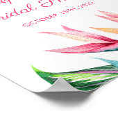 Vogel van het Vrijgezellenfeest van de Tropische W Poster (Hoek)