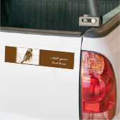 Vogel van liefde_ bumpersticker (Op Truck)