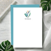 Vogel van Paradijs Briefkaarten Met Enveloppen Tro