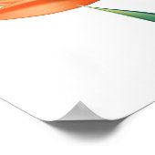 Vogel van paradijs, exotische strelitzia-bloem poster (Hoek)