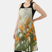 Vogel van Paradise Allover Print Schort (Insitu)