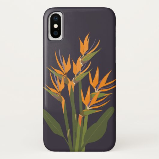Vogel van Paradise Apple iPhone x Hoesje (Achterkant)