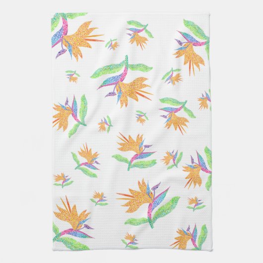 Vogel van Paradise Dish Towel Theedoek (Verticaal)