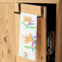 Vogel van Paradise Dish Towel