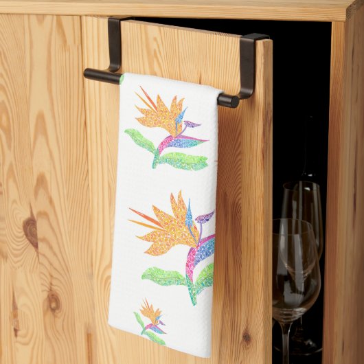 Vogel van Paradise Dish Towel Theedoek (Derde Gevouwen)