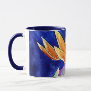 Vogel van Paradise Flower Art-schilderende Mokken