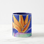 Vogel van Paradise Flower Art-schilderende Mokken  (Midden)