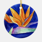 Vogel van Paradise Flower Artwork Ornament Pendant (Voorkant)