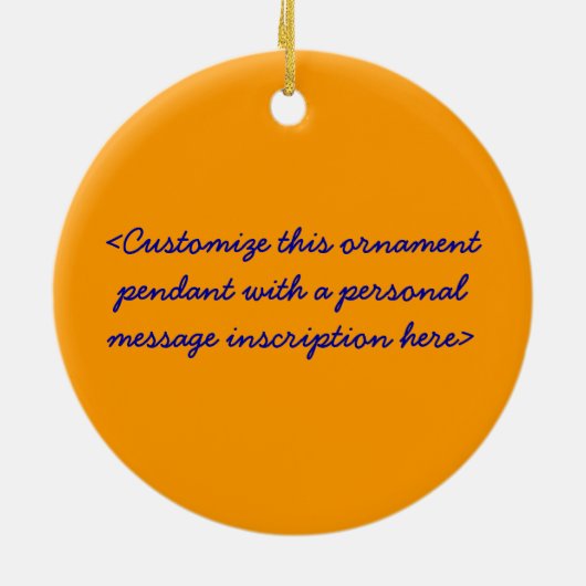 Vogel van Paradise Flower Artwork Ornament Pendant (Achterkant)