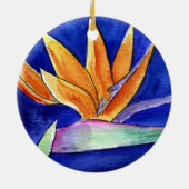 Vogel van Paradise Flower Artwork Ornament Pendant (Achterkant)