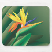 Vogel van Paradise flower Mousepad Muismat (Voorkant)