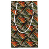 Vogel van Paradise Strelitzia Reginae AcrylPainti Klein Cadeauzakje (Achterkant)